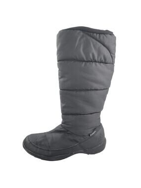 Adidas Libria Amber Women's Black Round Toe Slip On Puffer Winter Snow Boots 6